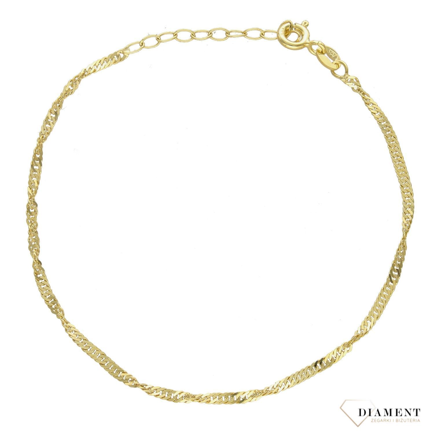 Złota bransoletka 333 singapur DIA-BRA-1150-333 2mm.jpg